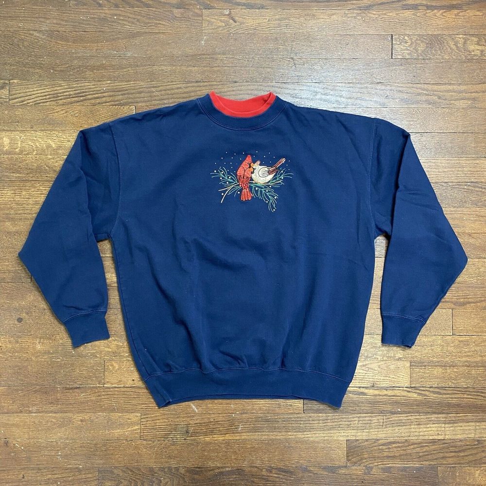 MC Sportswear Birds Grandma Vintage Crewneck Sweatshirt XL